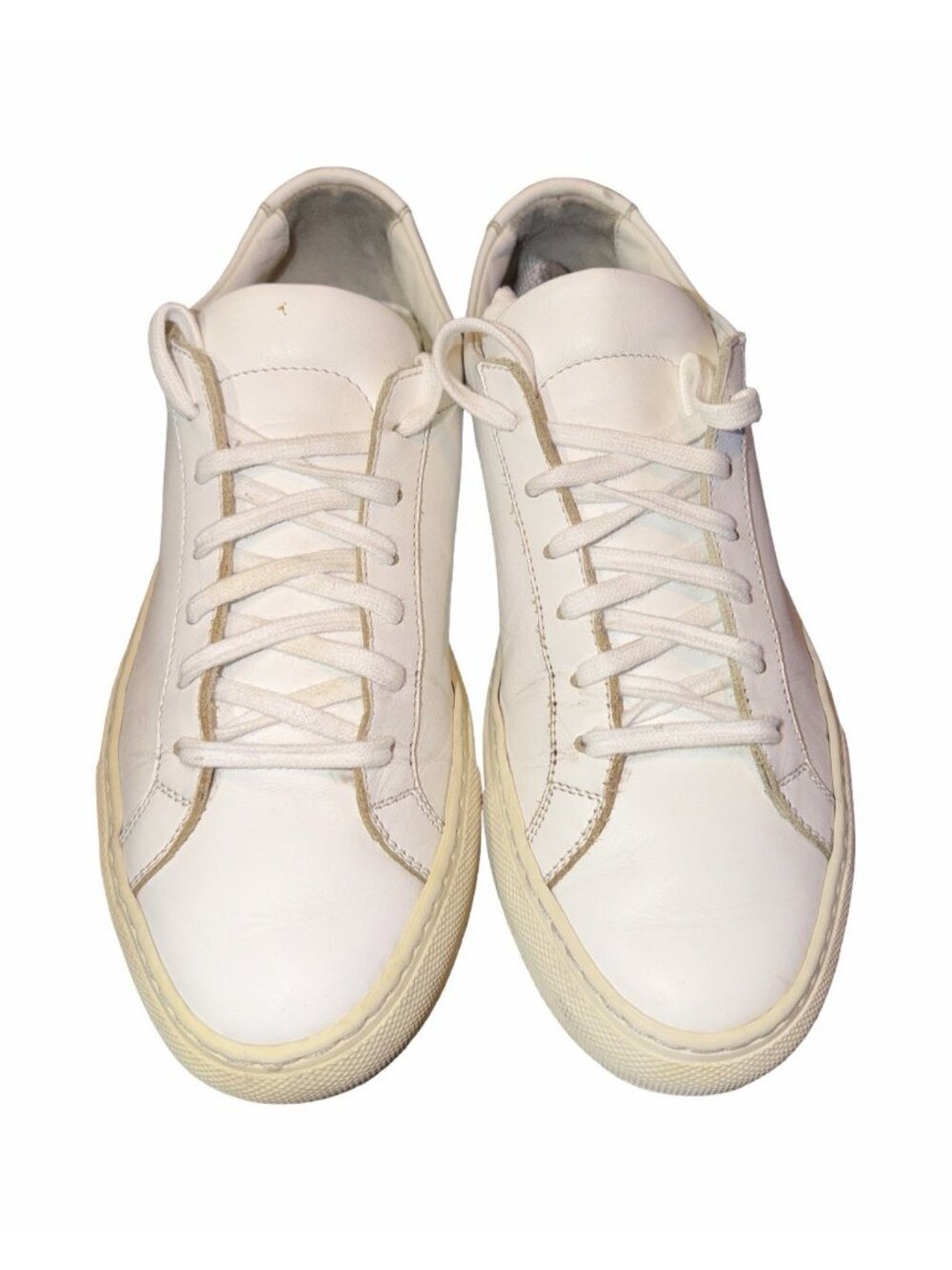 Common Projects Achilles Low White 3701 EU 36 US 6/6.5 Womens Sneakers Preppy
